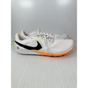 Nike Zoom Rival XC 6 White Orange Track Field Spikes DX7999-100 Men’s Size 9.5